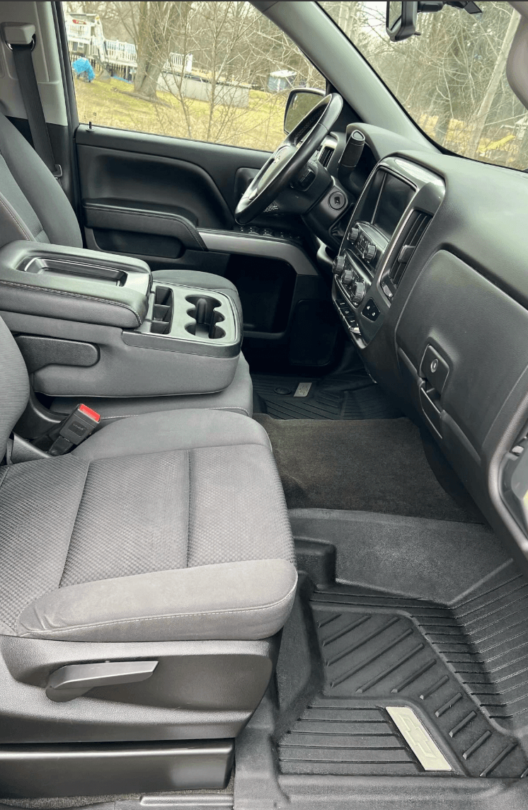 Truck interior — after